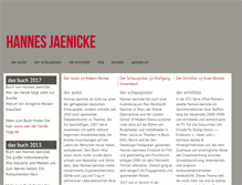 Tablet Screenshot of hannes-jaenicke.info